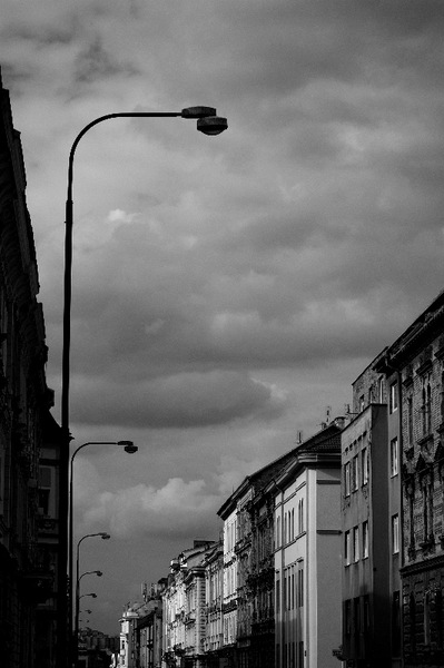  Plzen Czech Republic  street lights.