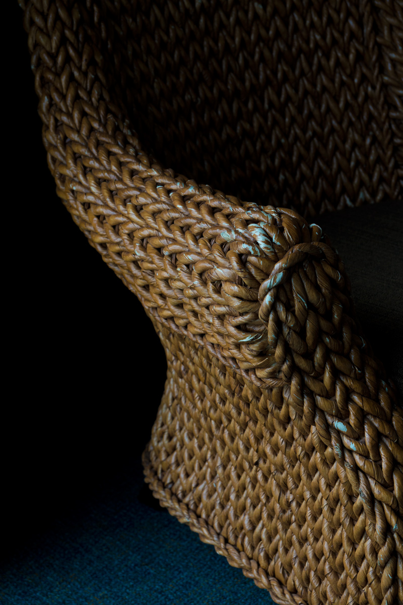 November 23, 2015:  Almost every day this chair catches my eye for its colors, textures, worn qualities...  Don't ignore intriguing things.  Still...life.