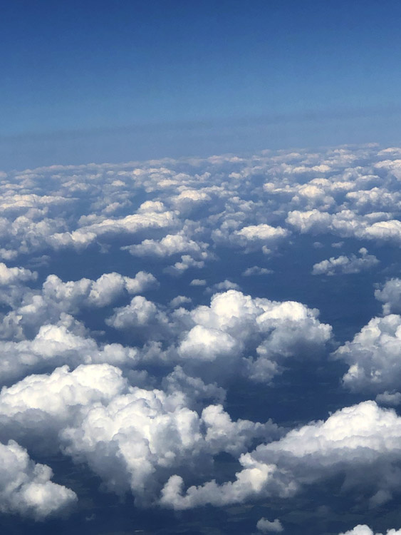 July 23   The beautiful terrain of clouds and colors.