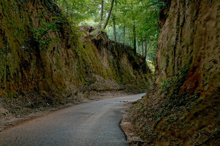 One lane road in Yazoo City, MS