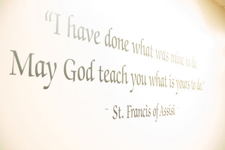 May 15, 2015: Smart guy, that Francis.  Once we find what is our own to do, we must commit to it with every fiber of our being.  Still...life.