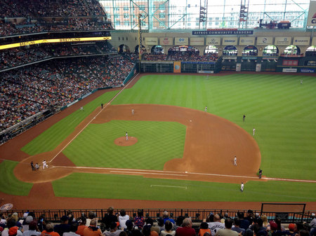 June 28, 2015:  "Put me in coach / I'm ready to play today."  Spent the day with a friend, my eldest son, his wife and his first born daughter...more than a quarter century ago, he and I attended games, he being an Astrosbuddy. Officially, it was "Family Day" at the park, a perfect time for us to be together.  Still...life.