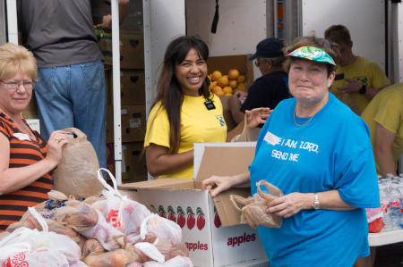 The work of Galveston County Food Bank.