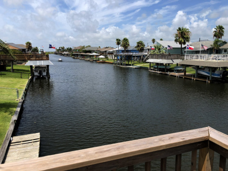 July 16   A view from Bayou Vista, TX reveals the beauty of the coastal area and coastal life.