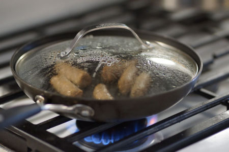 October 12 The condensation on the lid and the blue flame, simple beauties in the mundane moments of cooking breakfast.