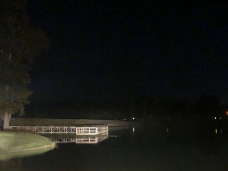 October 22  The pier at night. Spooky. Solitary. Beautiful.